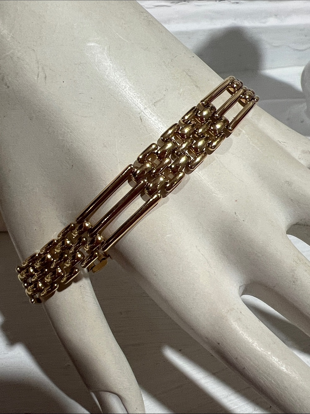 Gold Link Multi-Row Bracelet - Women Jewelry